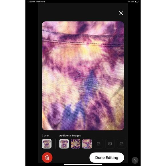 Adidas Washington Huskies Tie-Dye Tee - Picture 4 of 4